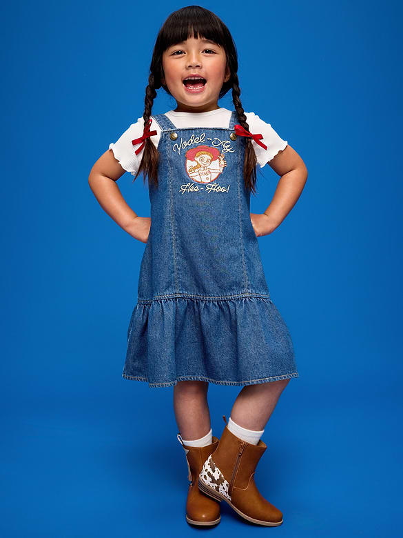 Old Navy x Pixar Toy Story Western Denim Dress for Toddler Girls