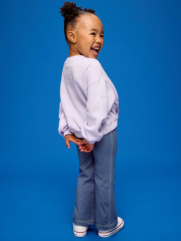 Ensemble chandail ras du cou en coton ouaté et legging évasé Histoire de jouets Old Navy x Pixar pour toute-petite