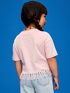 L'image numéro 2 présente T-shirt droit à ourlet à franges et à imprimé Histoire de jouets Old Navy x Pixar pour toute-petite