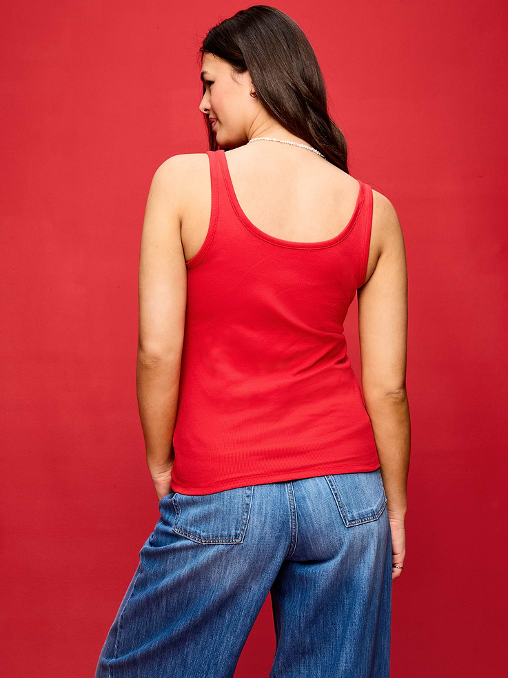Image number 5 showing, Old Navy x Disney Mickey Mouse Scoop-Neck Fitted Tank Top