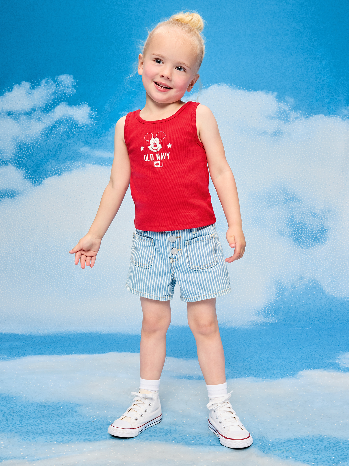 Image number 1 showing, Old Navy x Disney Mickey Mouse Ribbed Tank Top for Toddler Girls