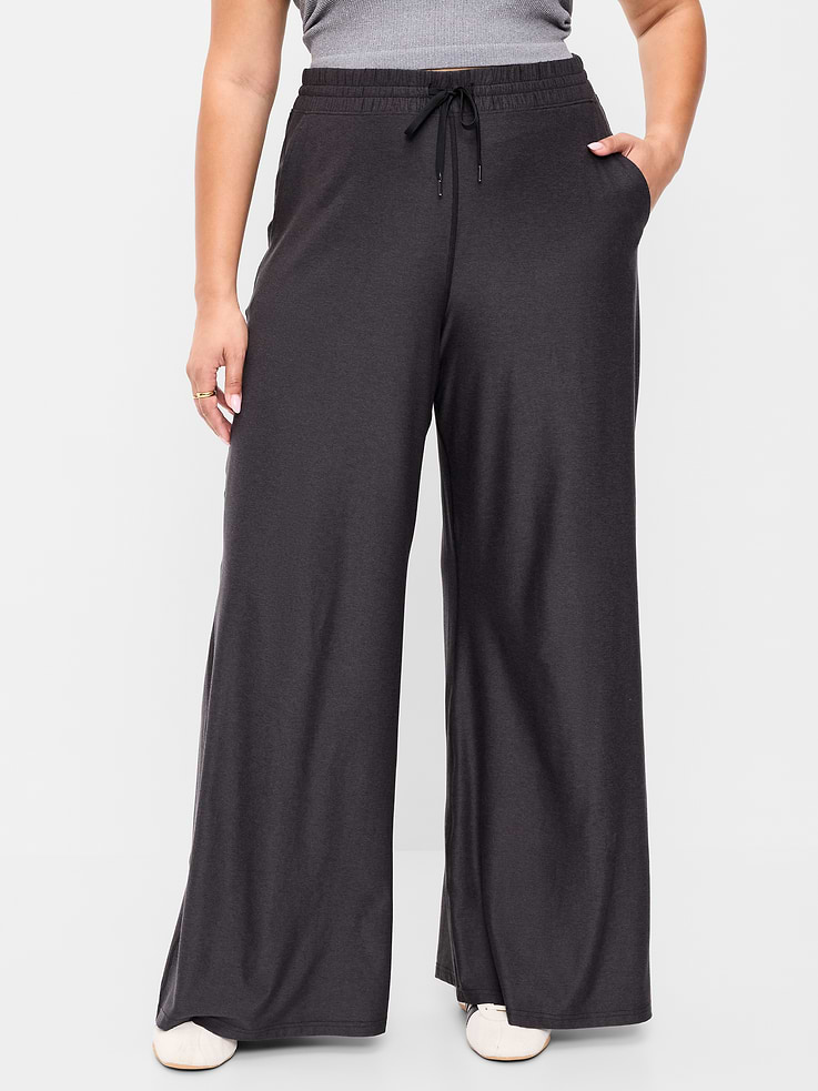 Image number 8 showing, High-Waisted CloudMotion Wide-Leg Pants