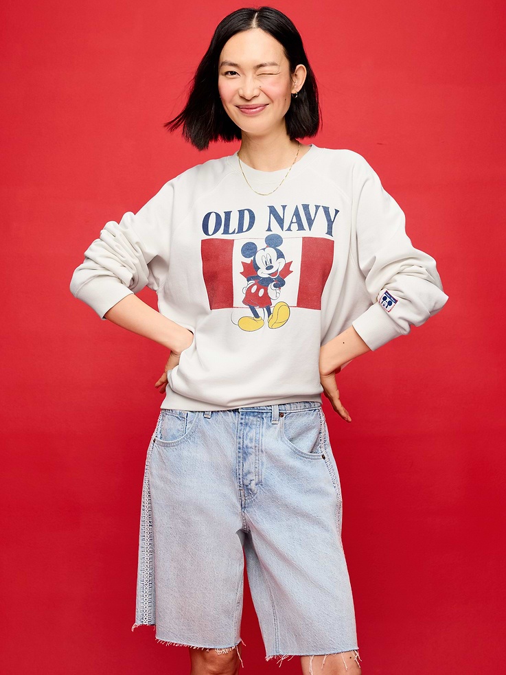 Image number 1 showing, Old Navy x Disney Mickey Mouse Crew-Neck Sweatshirt for Adults