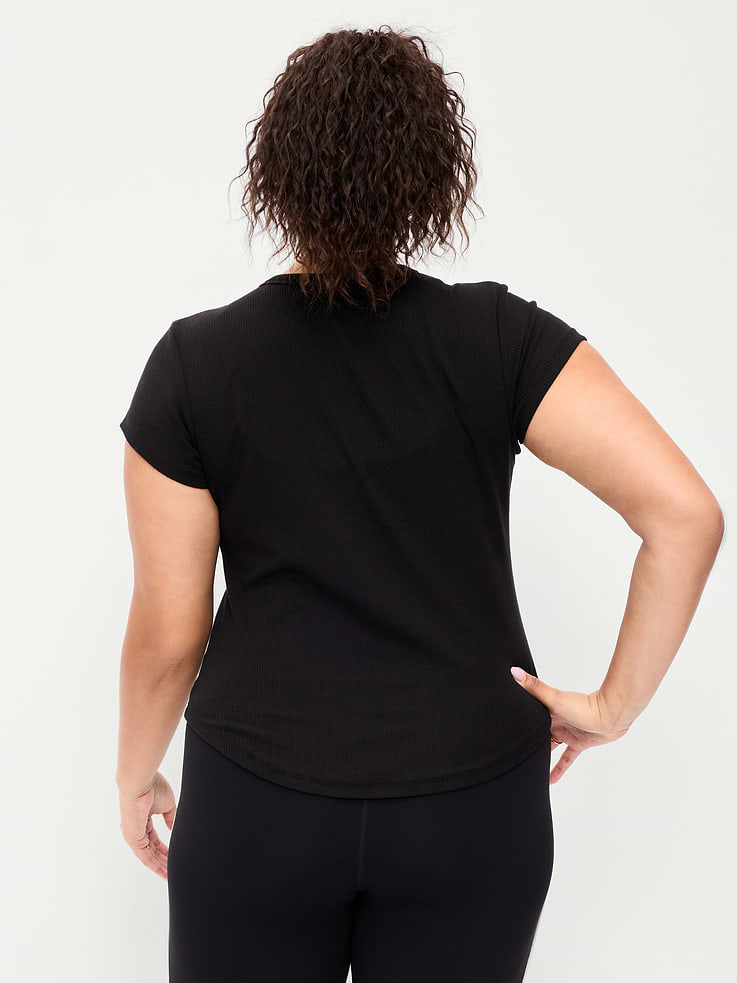 Image number 8 showing, CloudLite Crew-Neck Ribbed T-Shirt