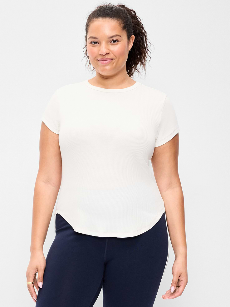 Image number 7 showing, CloudLite Crew-Neck Ribbed T-Shirt