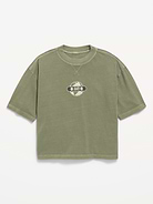 Image number 1 showing, Oversized Short-Sleeve Graphic T-Shirt for Boys