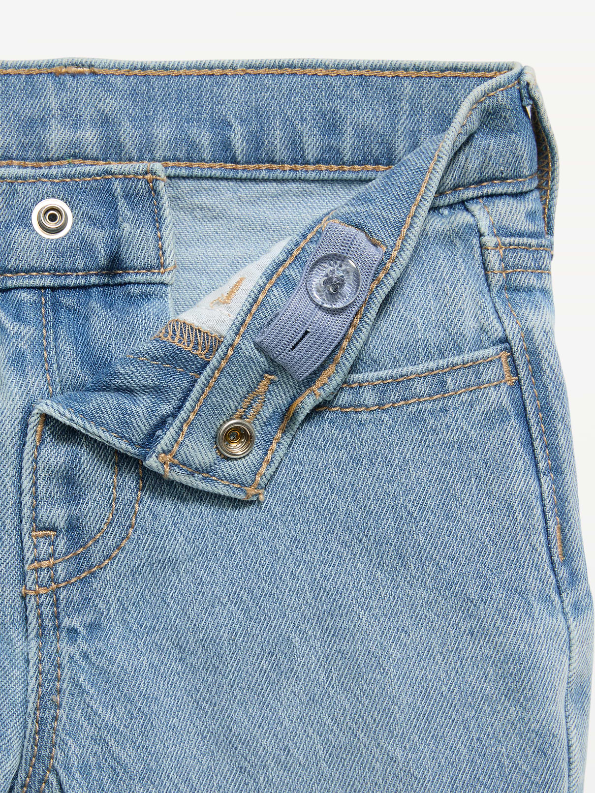 L'image numéro 2 présente Jean à jambe évasée taille haute pour toute-petite