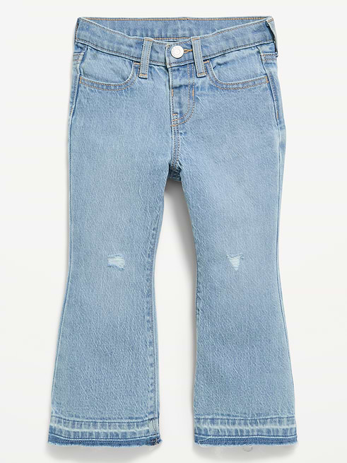 High High-Waisted Flare-Leg Jeans for Toddler Girls on clearance at Old Navy — 50% off