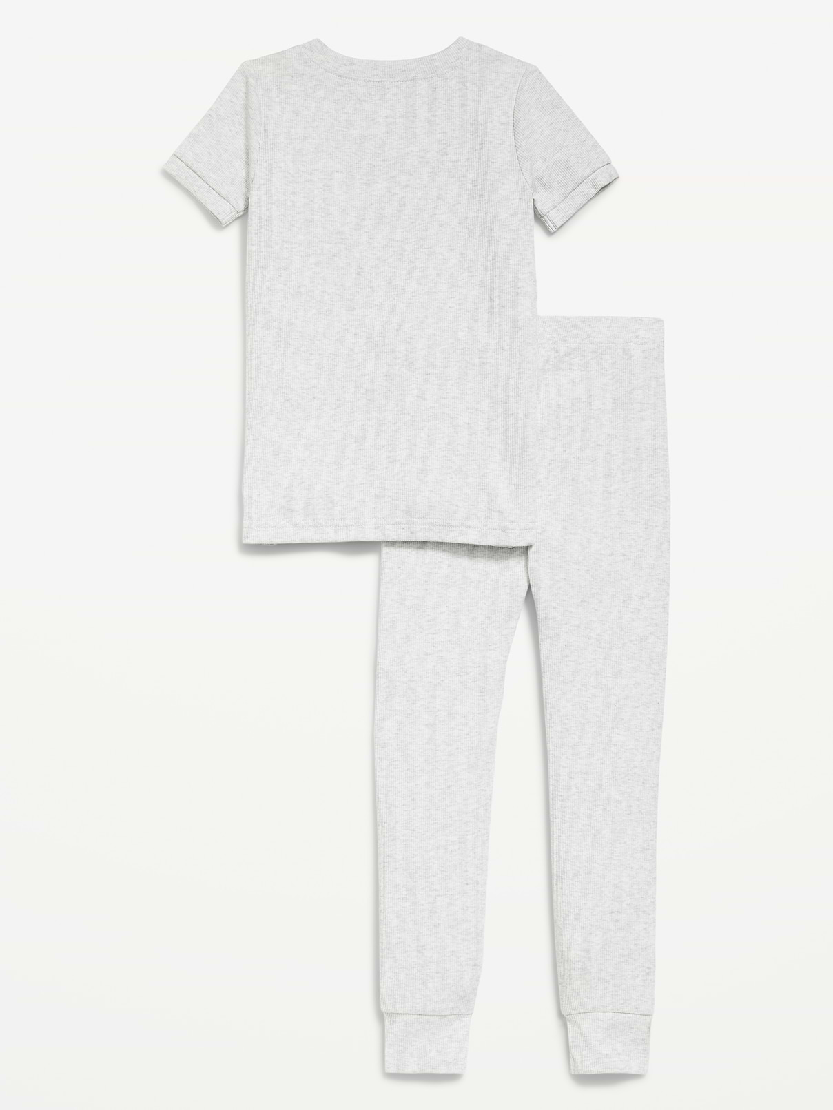 L'image numéro 2 présente Pyjama ajusté en tricot côtelé pour tout-petit et bébé