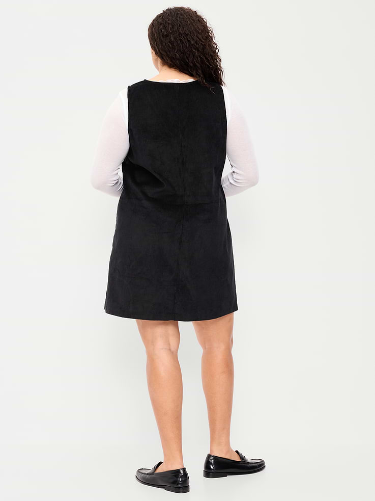 Image number 10 showing, Sleeveless Pinafore Mini Dress