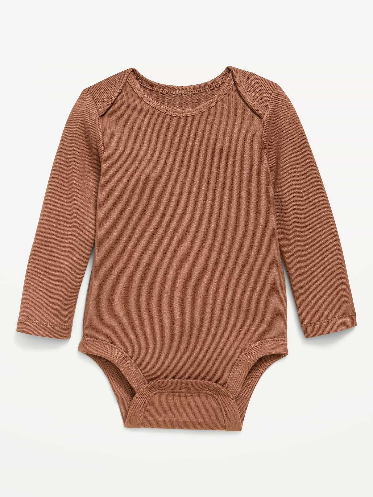 Image number 1 showing, Long-Sleeve Ribbed Bodysuit for Baby