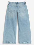 L'image numéro 2 présente Jean coupe très généreuse à jambe large à taille basse pour fille