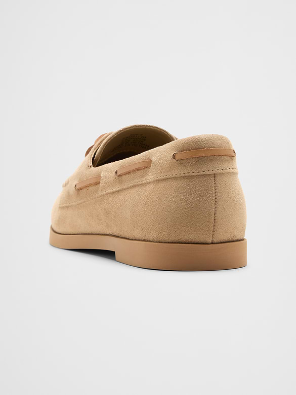 Vegan Suede Boat Shoe