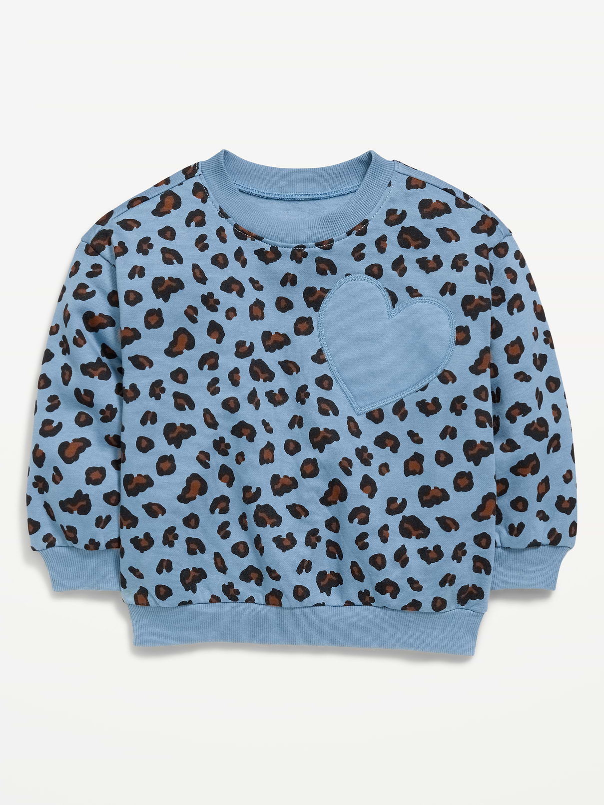 Image number 1 showing, Printed Oversized Long-Sleeve Sweatshirt for Toddler Girls