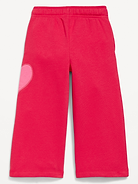 L'image numéro 4 présente Pantalon jambe large en coton ouaté à imprimé pour toute-petite