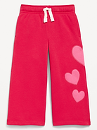 L'image numéro 3 présente Pantalon jambe large en coton ouaté à imprimé pour toute-petite