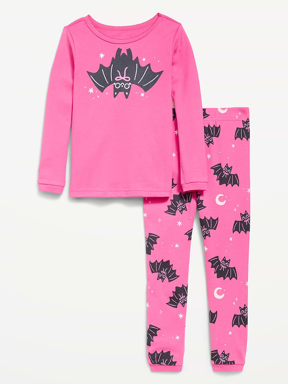 Printed Snug-Fit Pajama Set for Toddler & Baby