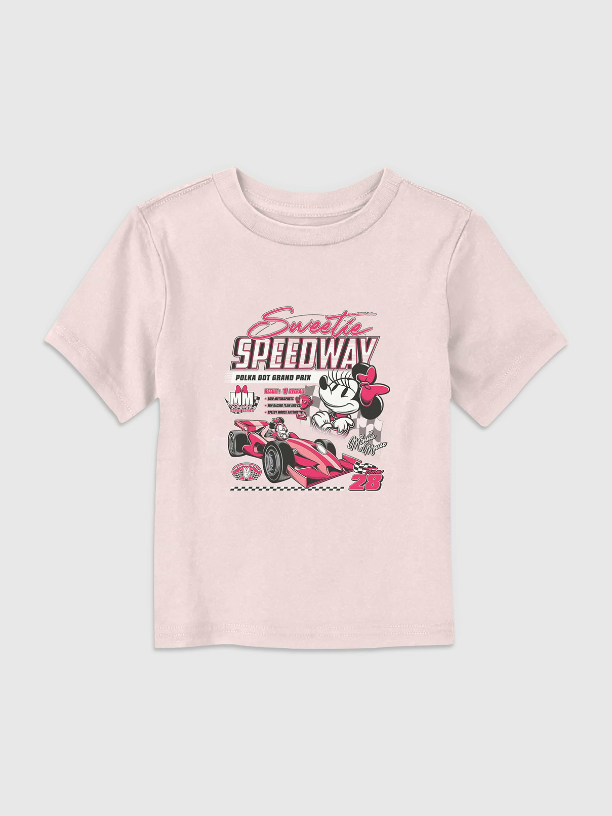 Image number 1 showing, Minnie Mouse Sweetie Speedway Graphic T-shirt for Toddlers