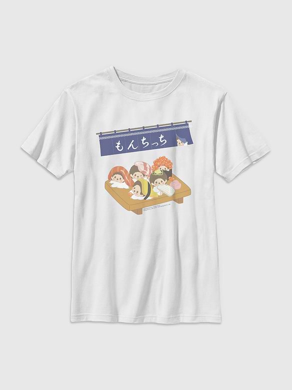 Monchhichi Sushi Graphic T-Shirt For Kids