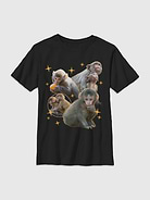 Image number 1 showing, Punch The Monkey y2k Graphic T-Shirt For Kids
