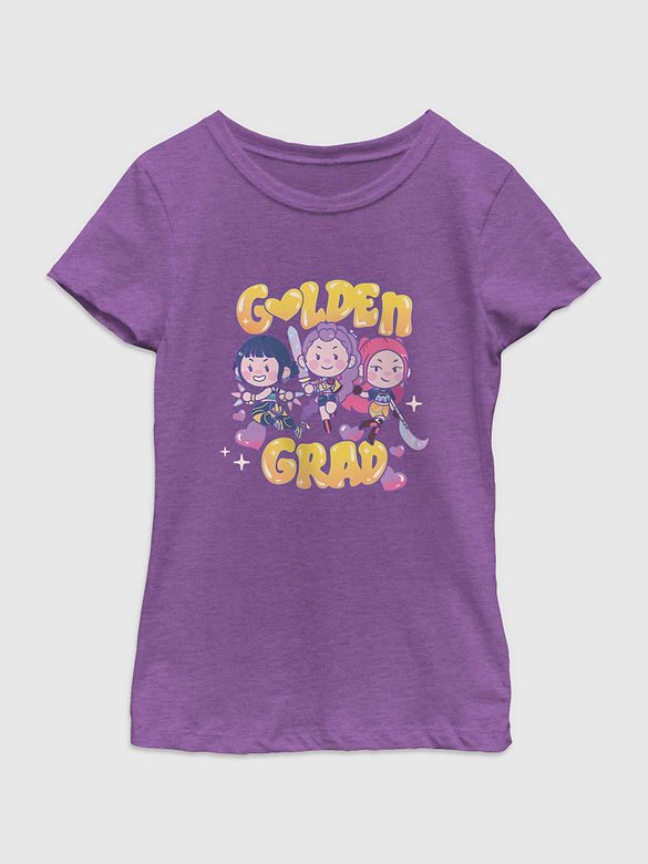 K-Pop Demon Hunters Golden Grad Graphic T-Shirt