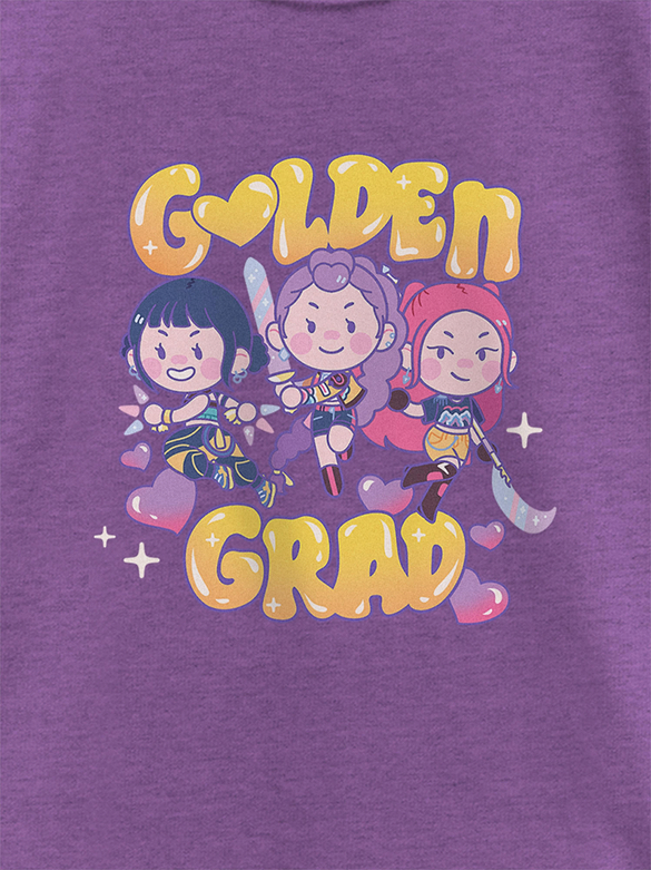 K-Pop Demon Hunters Golden Grad Graphic T-Shirt