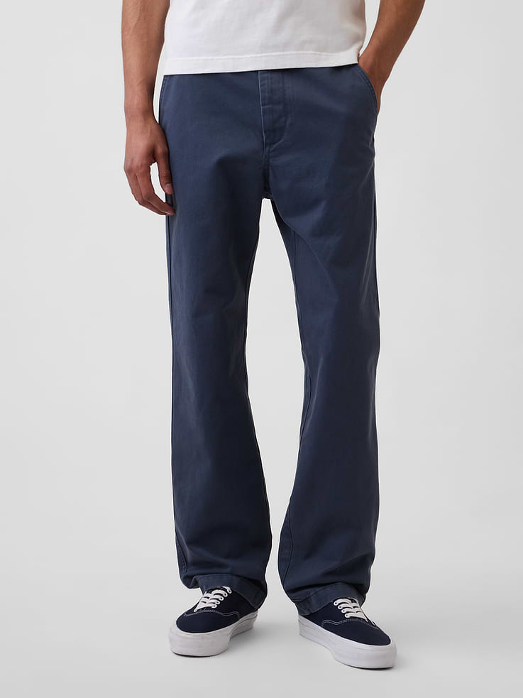 Image number 2 showing, Heavyweight Twill Relaxed Straight Khakis