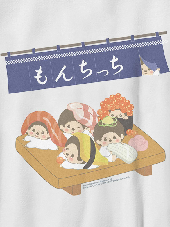 Monchhichi Sushi Graphic T-Shirt For Kids