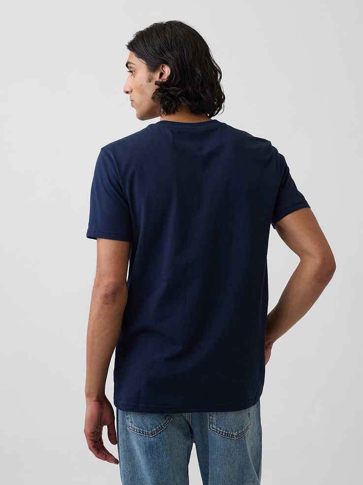 Image number 3 showing, Adult Organic Cotton Pocket T-Shirt