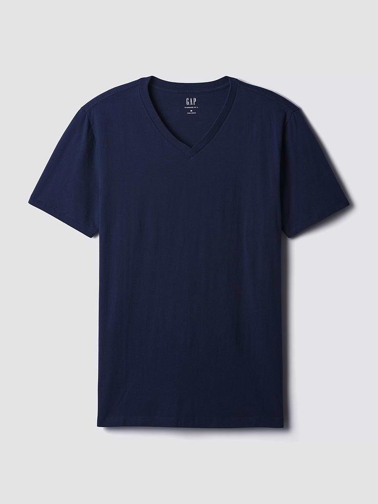 Image number 5 showing, Cotton Jersey V-Neck T-Shirt