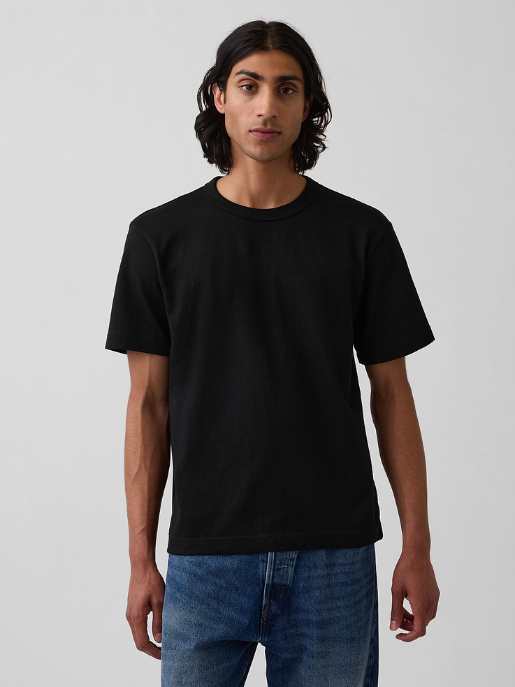 L'image numéro 1 présente T-shirt décontracté en tissu épais pour Adulte