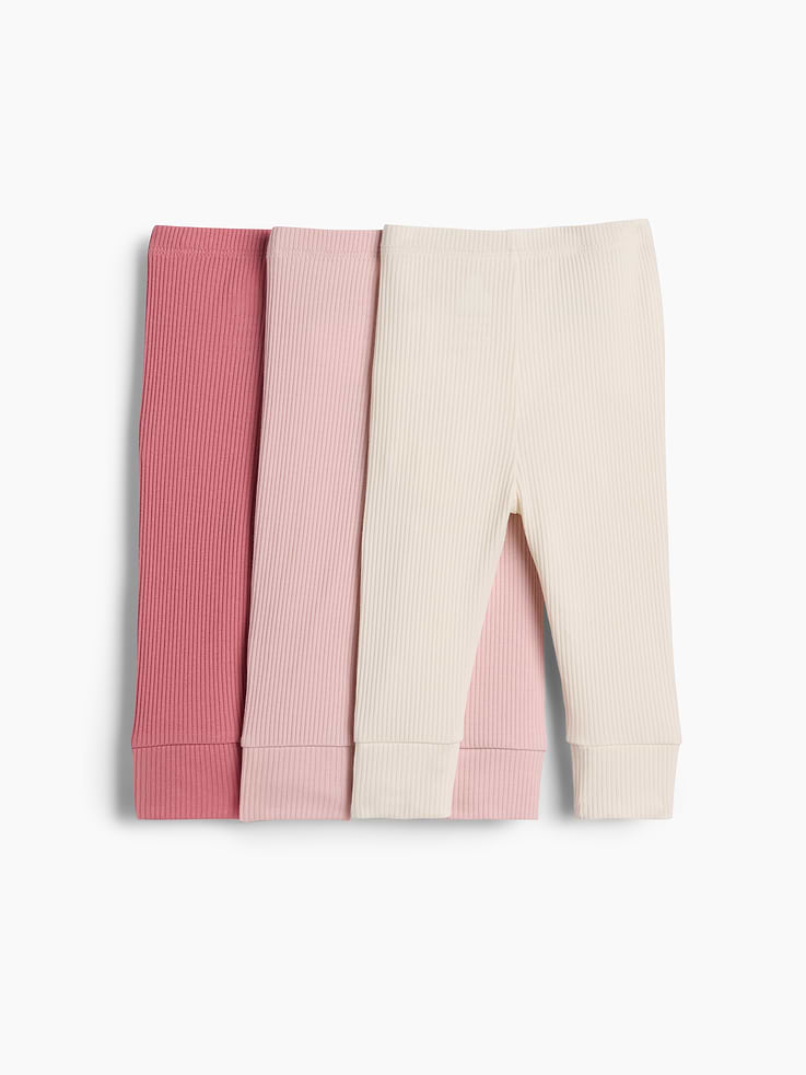 Image number 1 showing, Baby First Favorites TinyRib Pants (3-Pack)