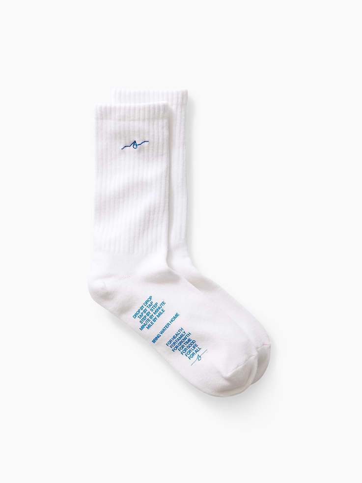 Image number 1 showing, Get Blue Crew Socks