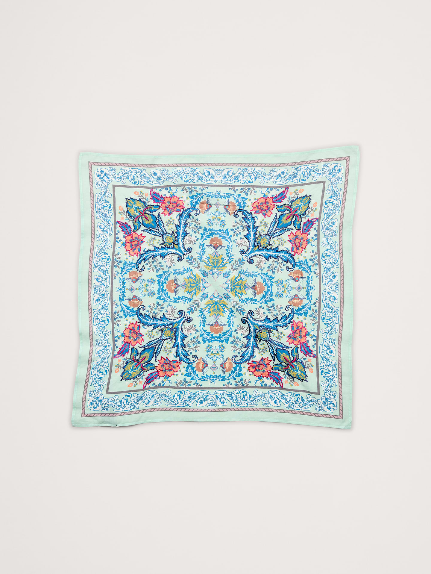Image number 1 showing, Embroidered Cotton Scarf by Vismaya