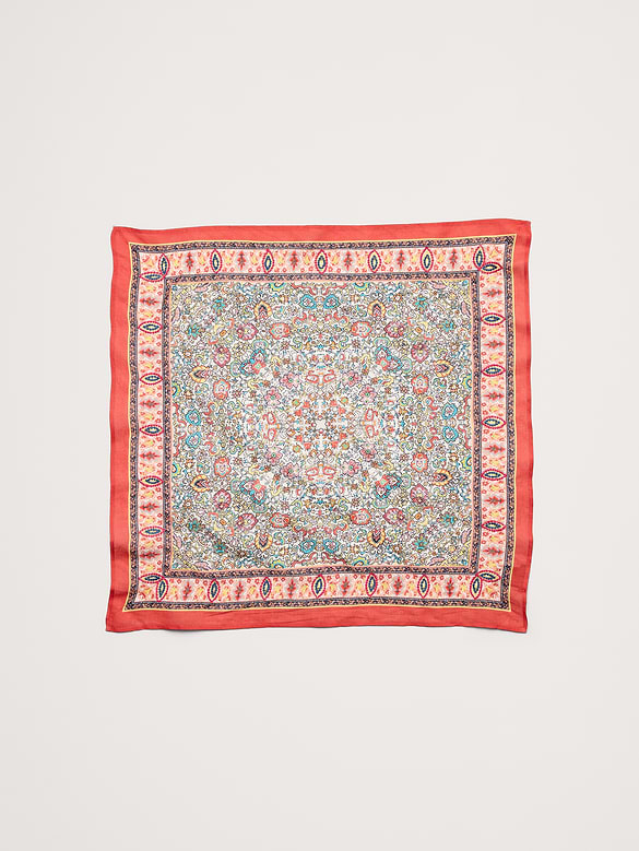 Embroidered Cotton Scarf by Vismaya
