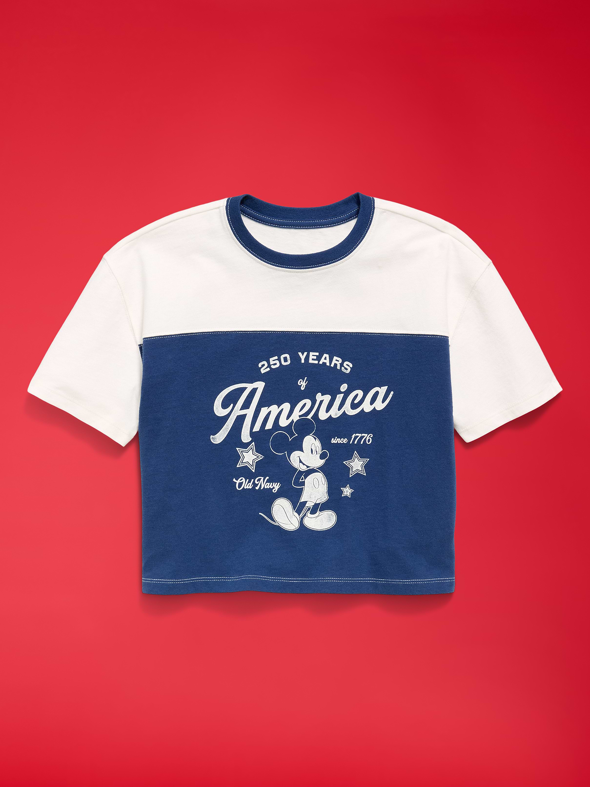 Image number 4 showing, Old Navy x Disney Mickey Mouse Football-Style T-Shirt for Girls
