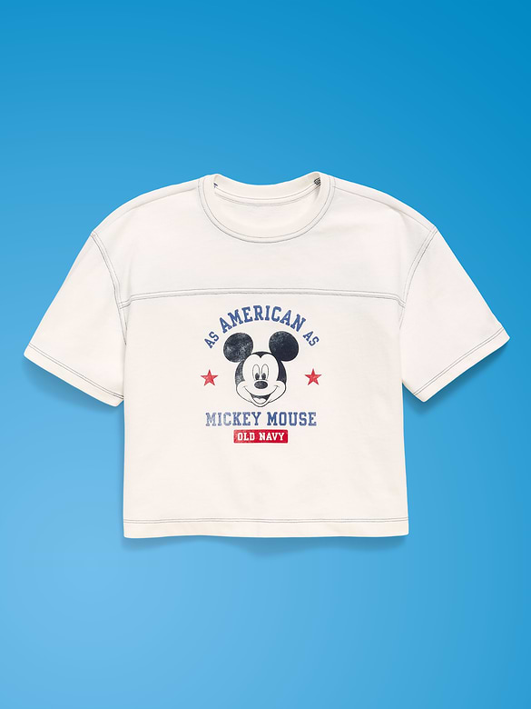 Old Navy x Disney Mickey Mouse Football-Style T-Shirt for Girls