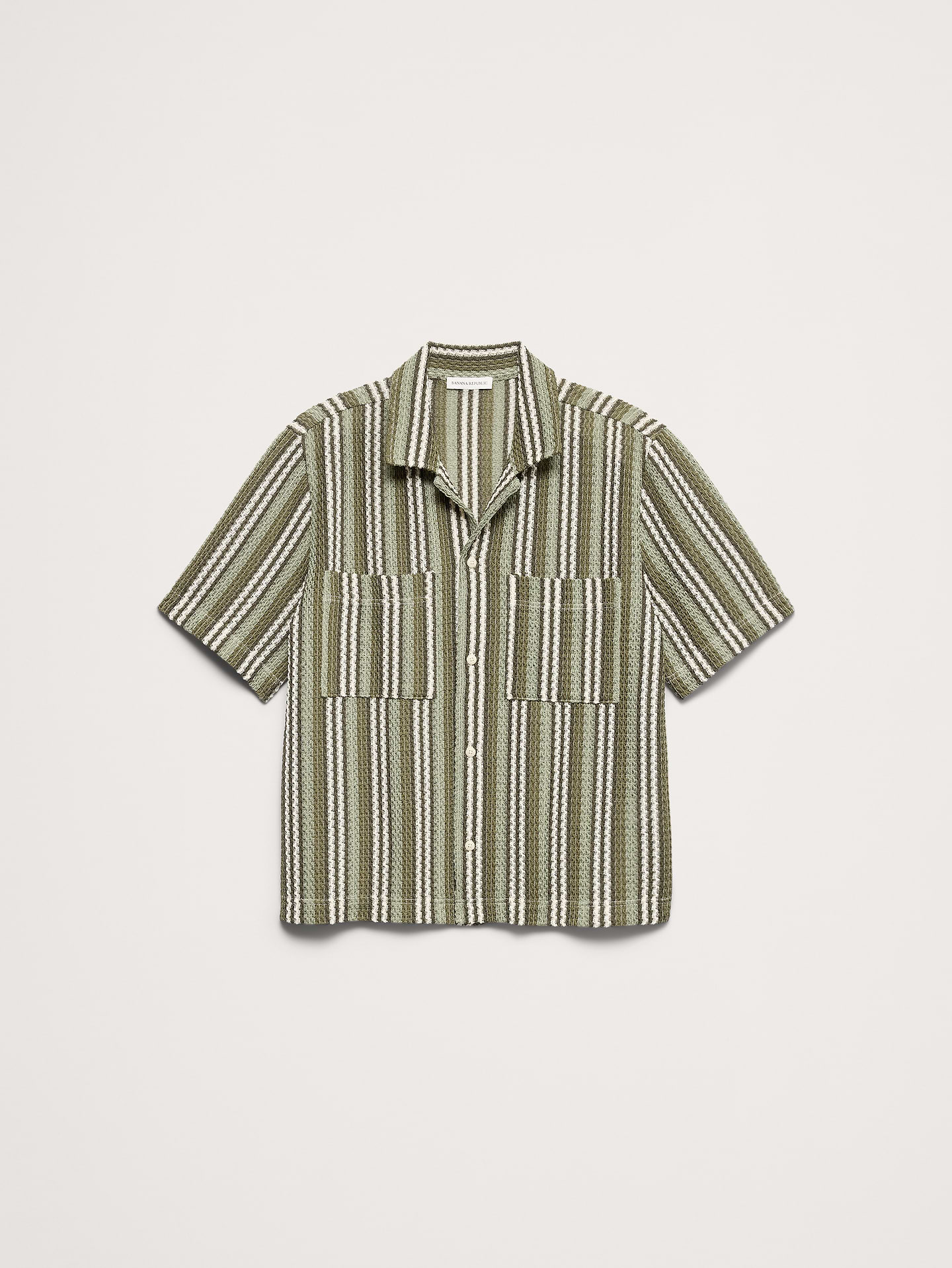 Image number 4 showing, Textured Stripe Resort Shirt