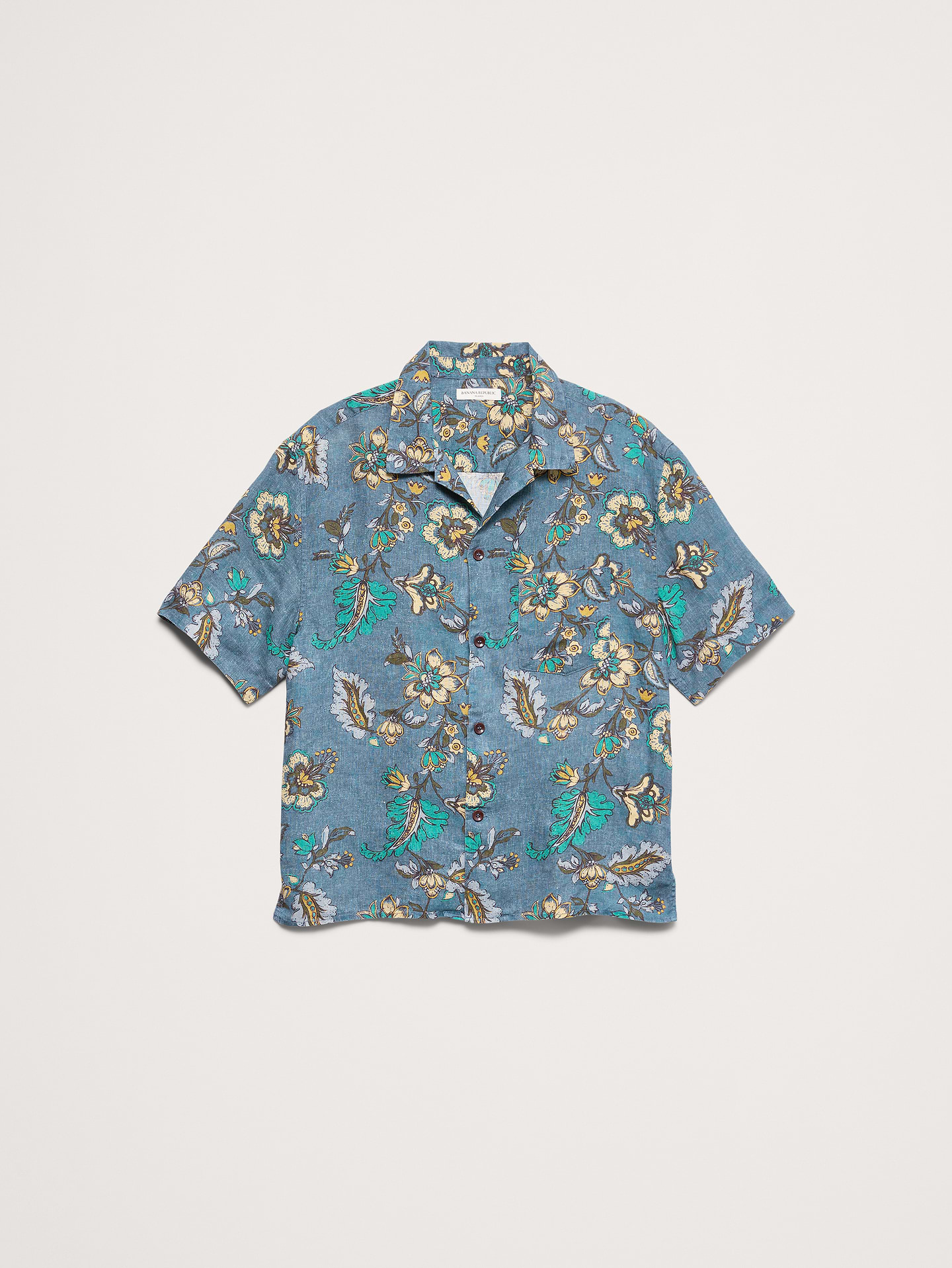 Image number 4 showing, Standard-Fit Linen Resort Shirt