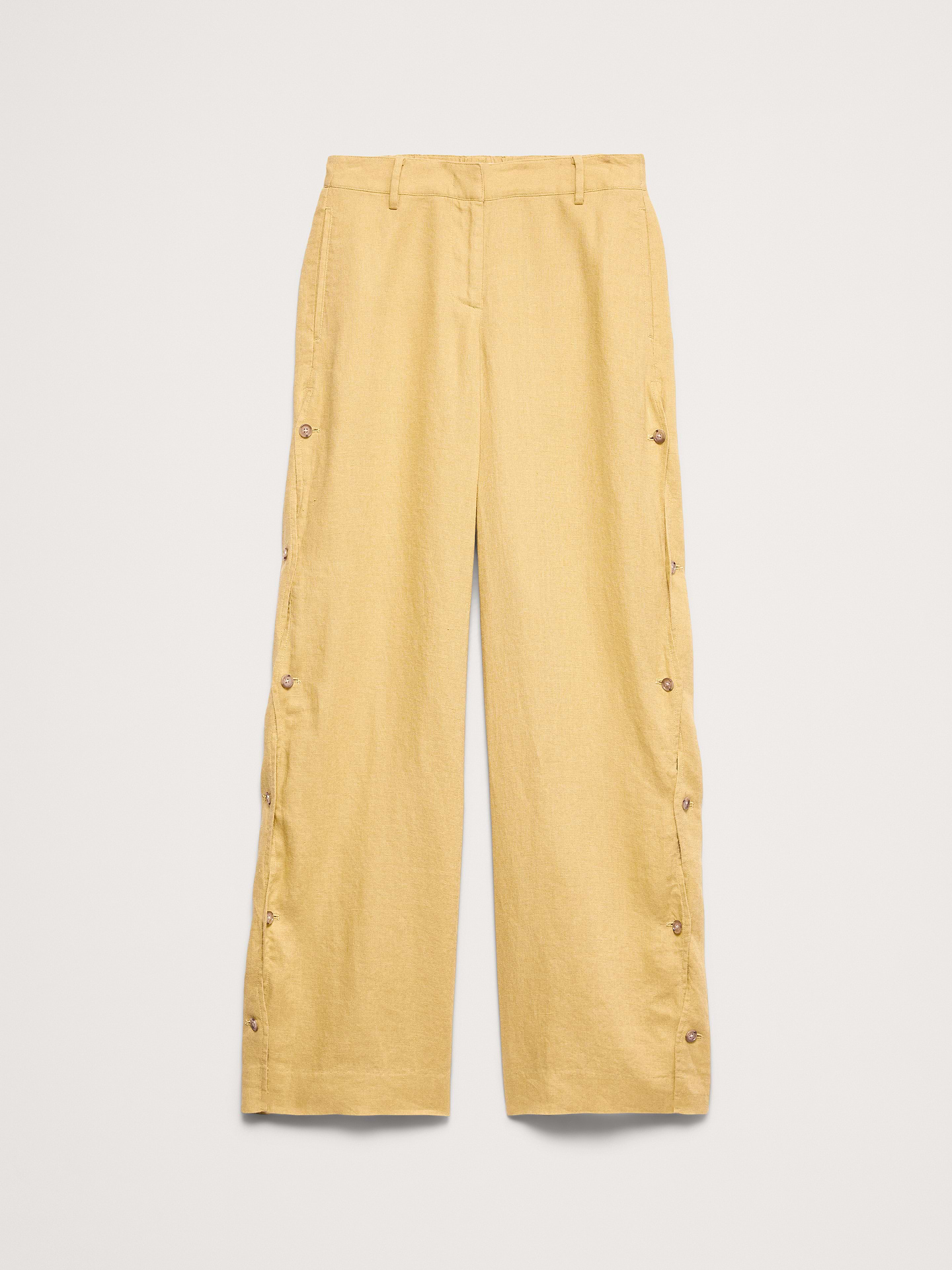 L'image numéro 5 présente Pantalon à jambe large de tous les jours en lin