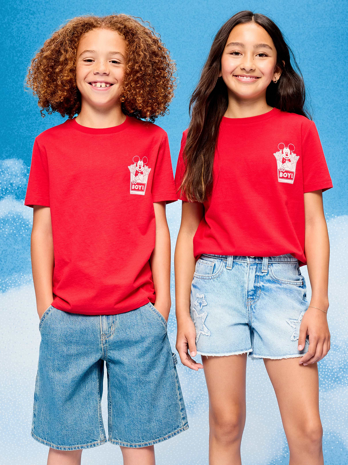 Image number 1 showing, Old Navy x Disney Mickey Mouse Gender-Neutral Graphic T-Shirt for Kids
