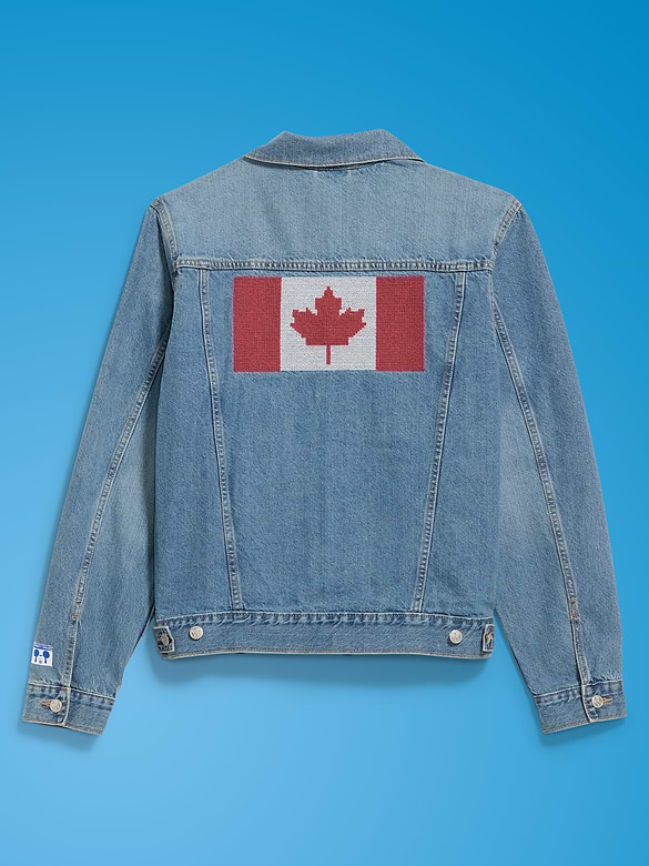Veste camionneur en denim Mickey Mouse Old Navy x Disney pour adulte