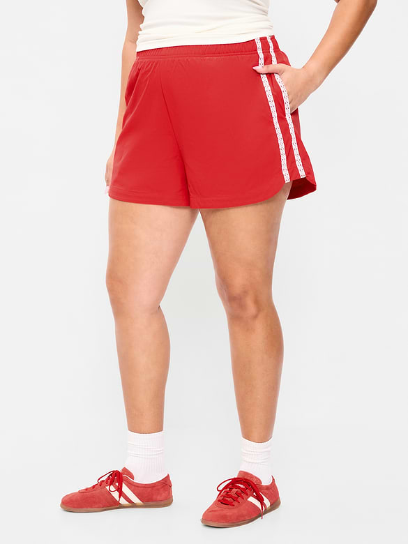 High-Waisted TrekTech Run Shorts