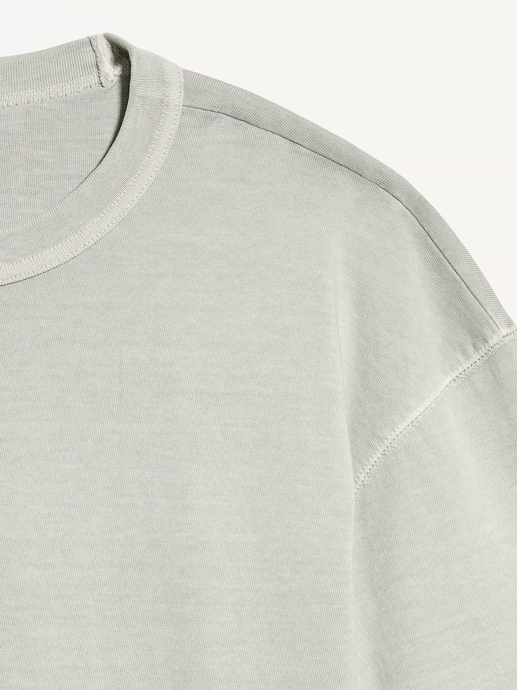 Image number 4 showing, Garment-Dyed Heavyweight Cropped T-Shirt