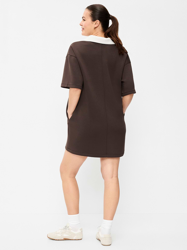Image number 4 showing, Bounce Fleece Short-Sleeve Polo Dress