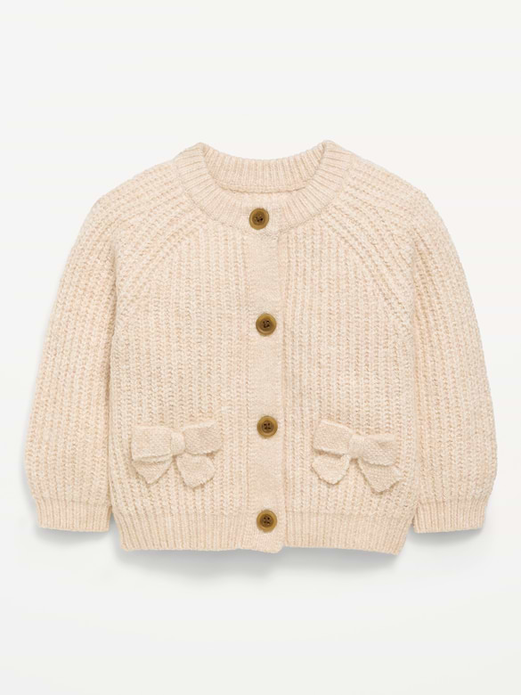 SoSoft Bow-Front Cardigan Sweater for Baby