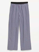 Image number 3 showing, Elastic-Waist Poplin Pajama Pant