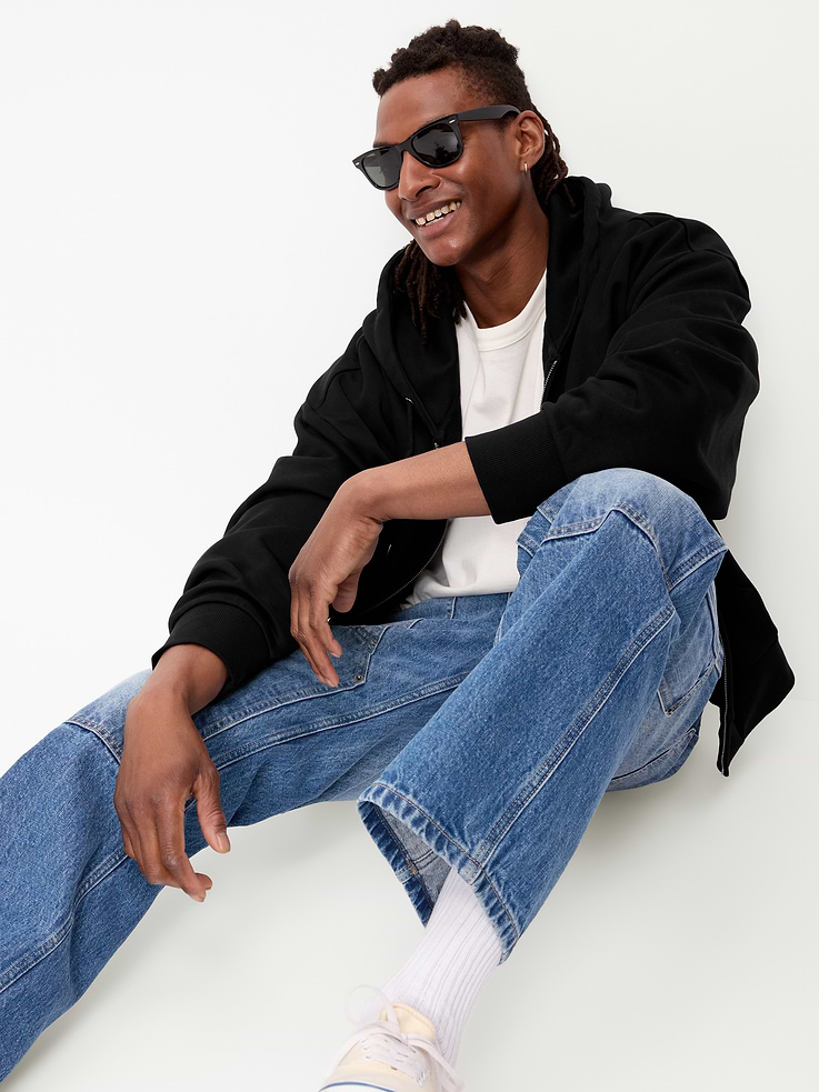 Image number 3 showing, Oversized Heavyweight Full-Zip Rotation Hoodie