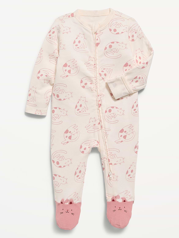 2-Way-Zip Sleep & Play Footed One-Piece for Baby