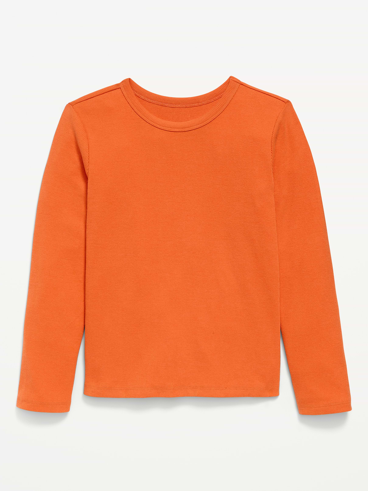 L'image numéro 1 présente T-shirt côtelé ultra-doux à manches longues pour Fille
